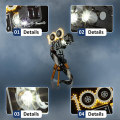 Mililier LED Light Kit USB power option provides flexible, cable-free lighting