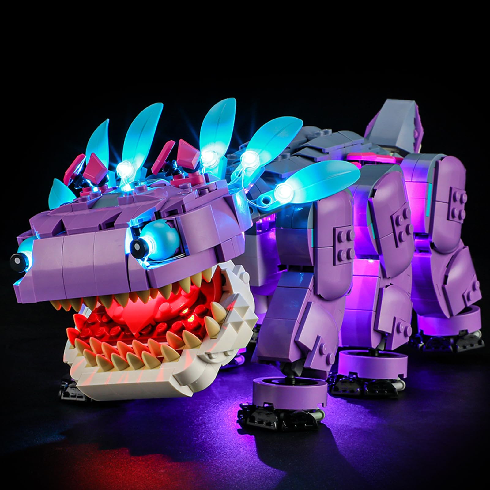 Mililier LED light kit for Lego 77077 Klombo lights the model for a vivid display