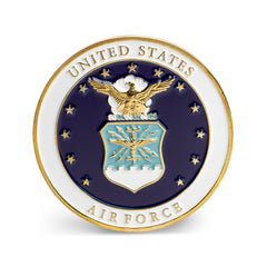 Military Gift Shop large 2.5 inch coin makes a bold keepsake.