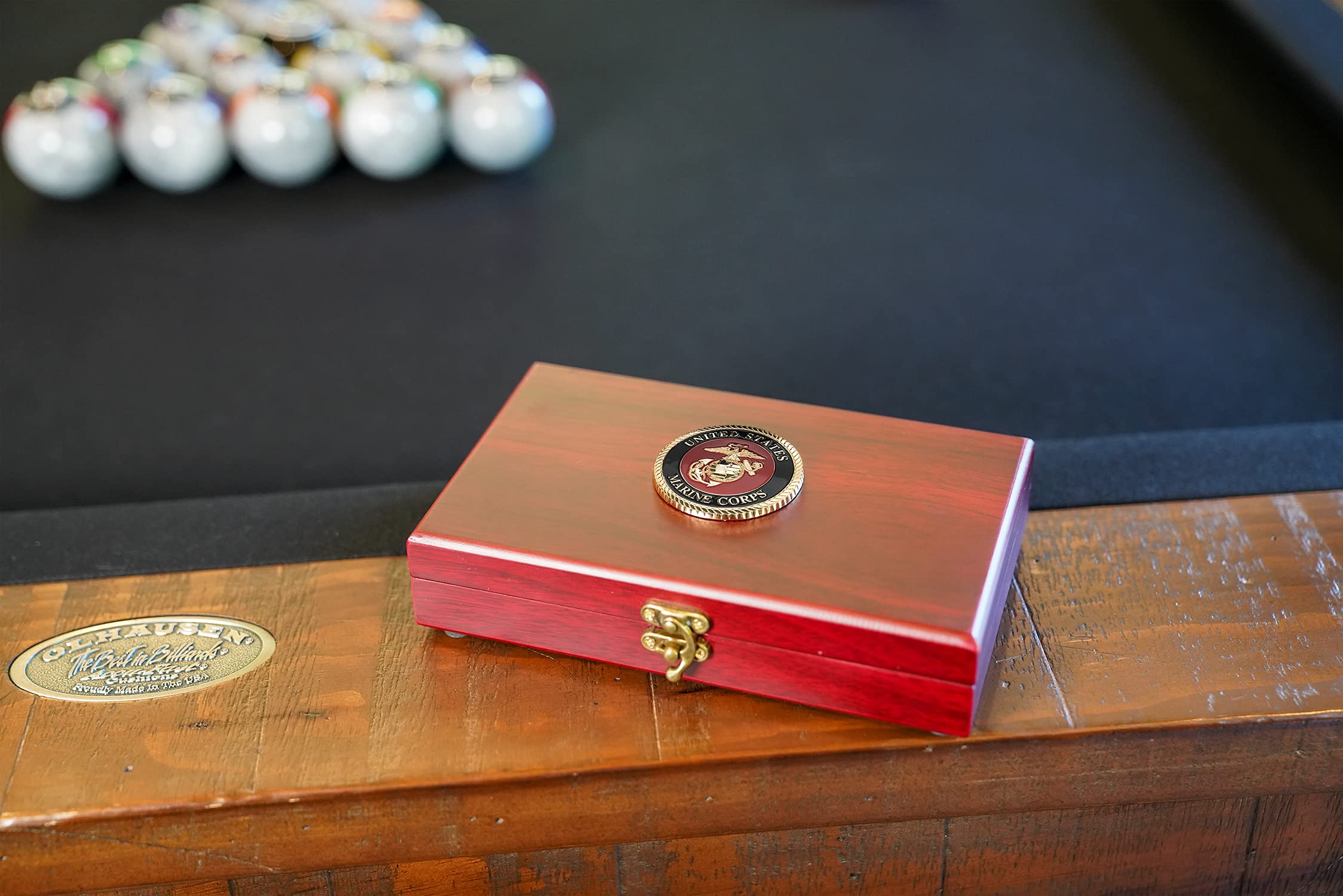 Military Gift Shop translucent EGA dice for game nights.