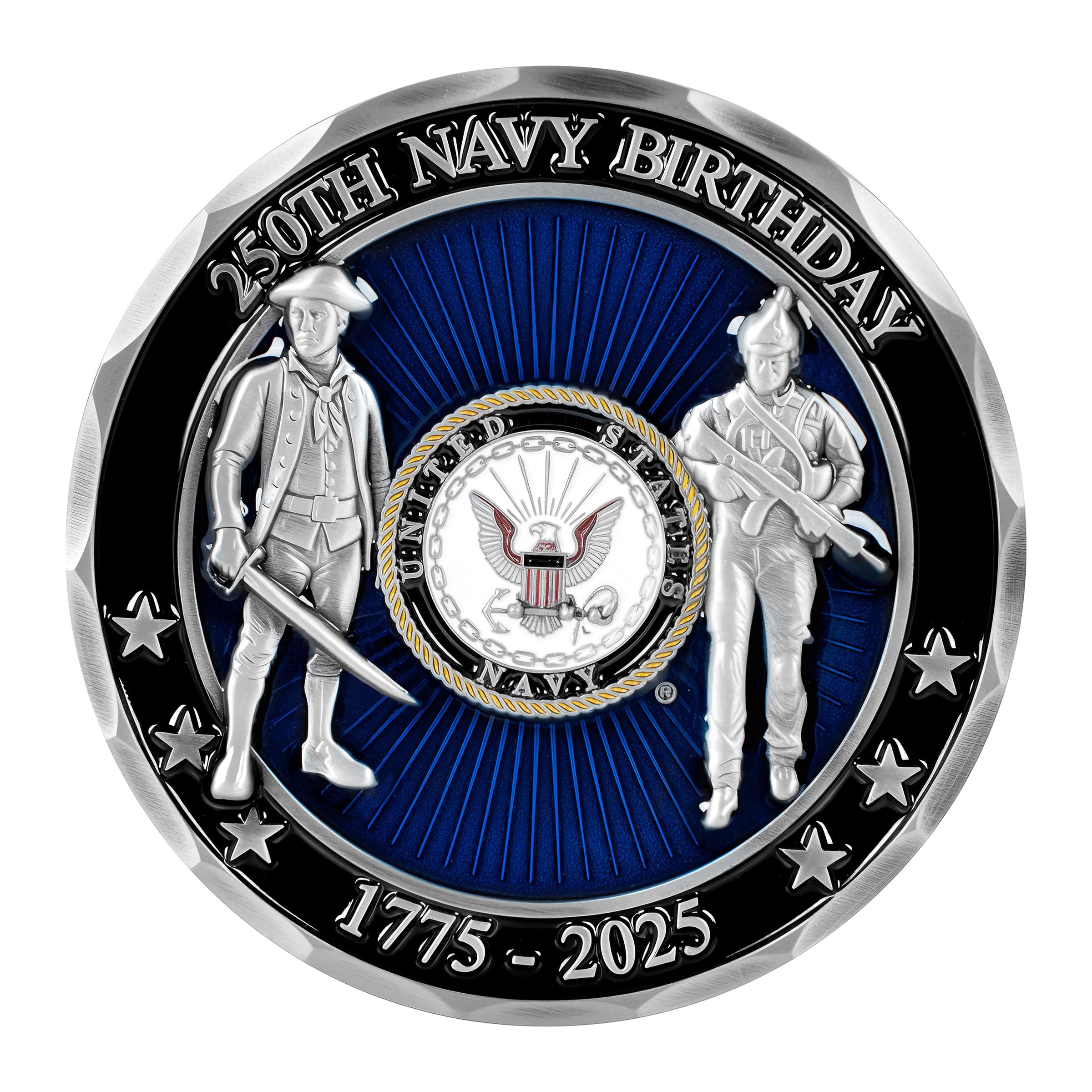 Military Gift Shop USN 250th gift-ready presentation for celebrations.