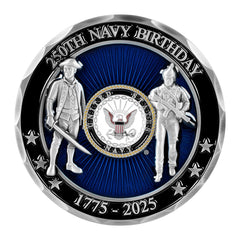 Military Gift Shop USN 250th gift-ready presentation for celebrations.
