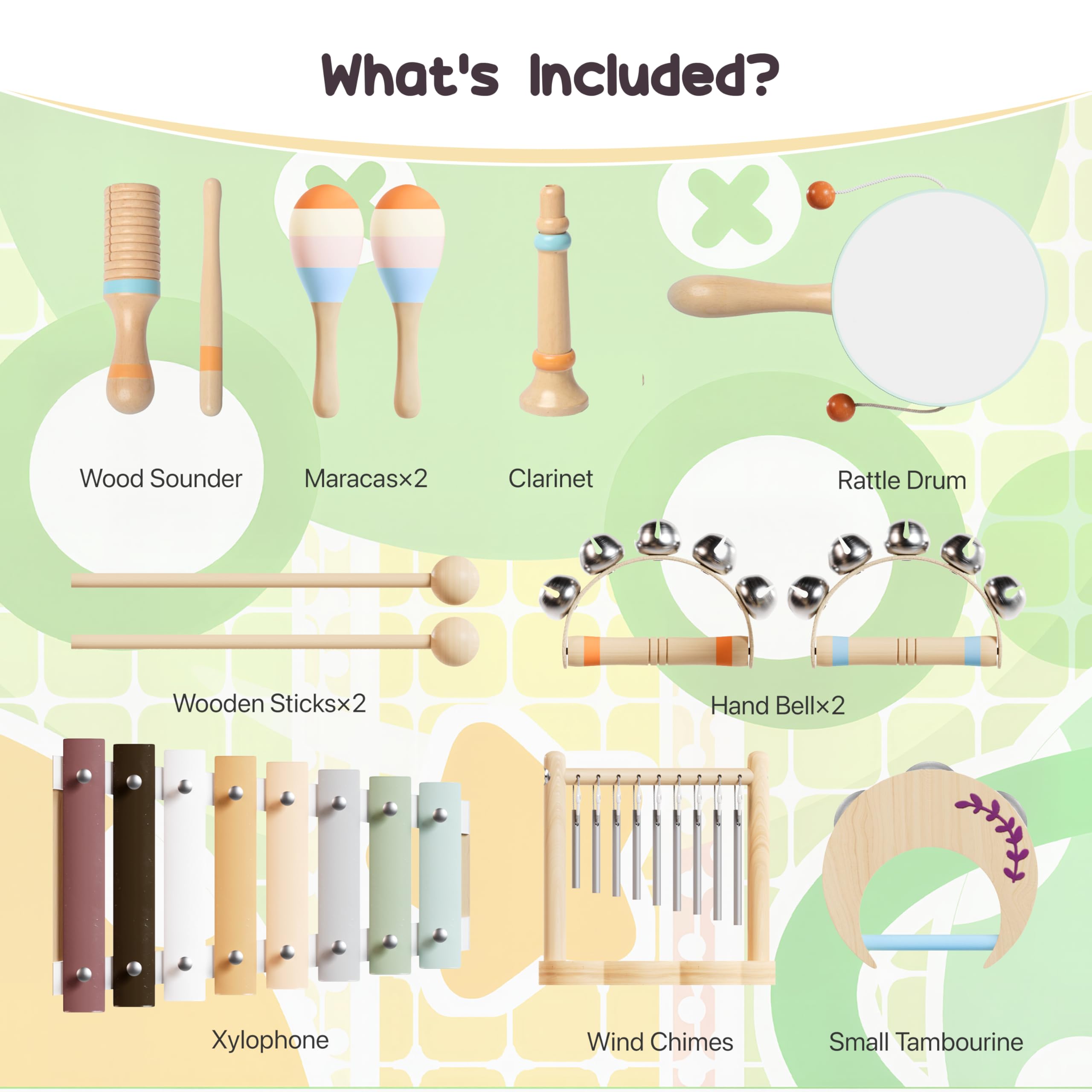 Miljgte cotton storage bag for toys and instruments on the go.