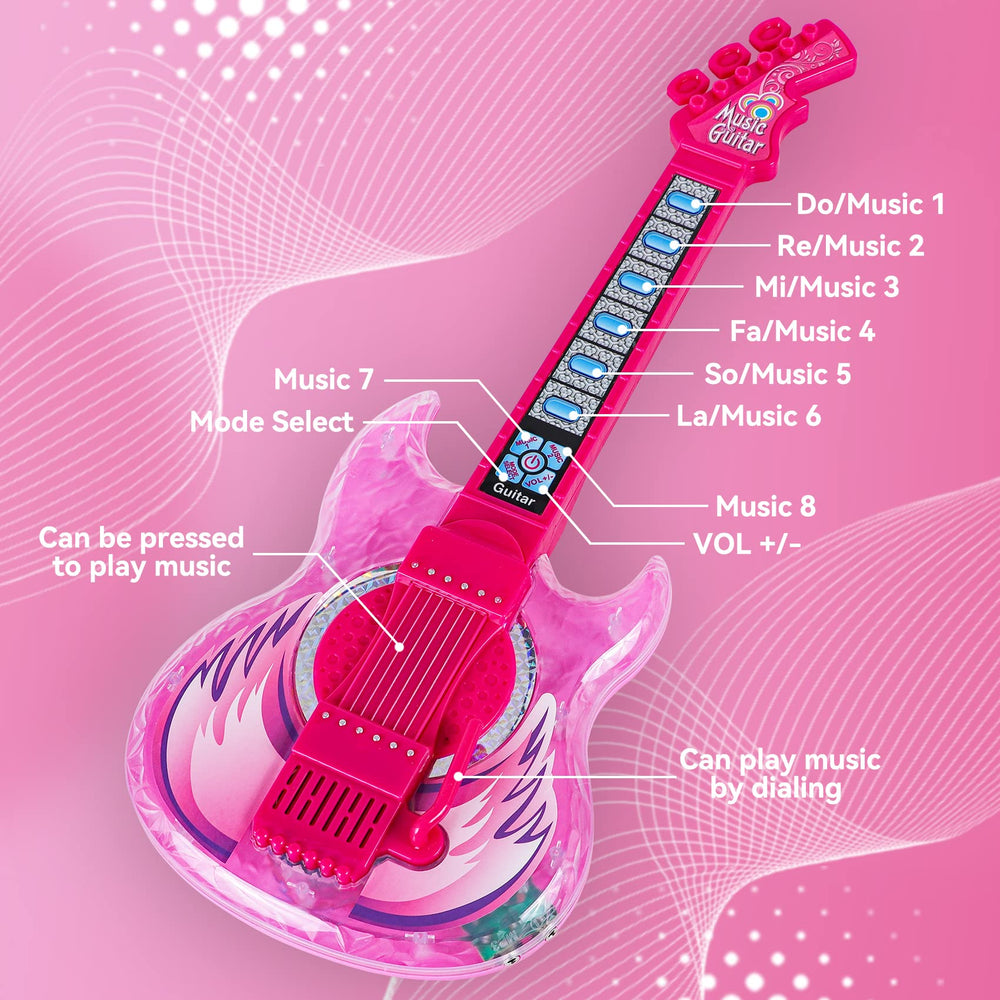 Milk Frog adjustable microphone stand keeps the mic at the right height during play.
