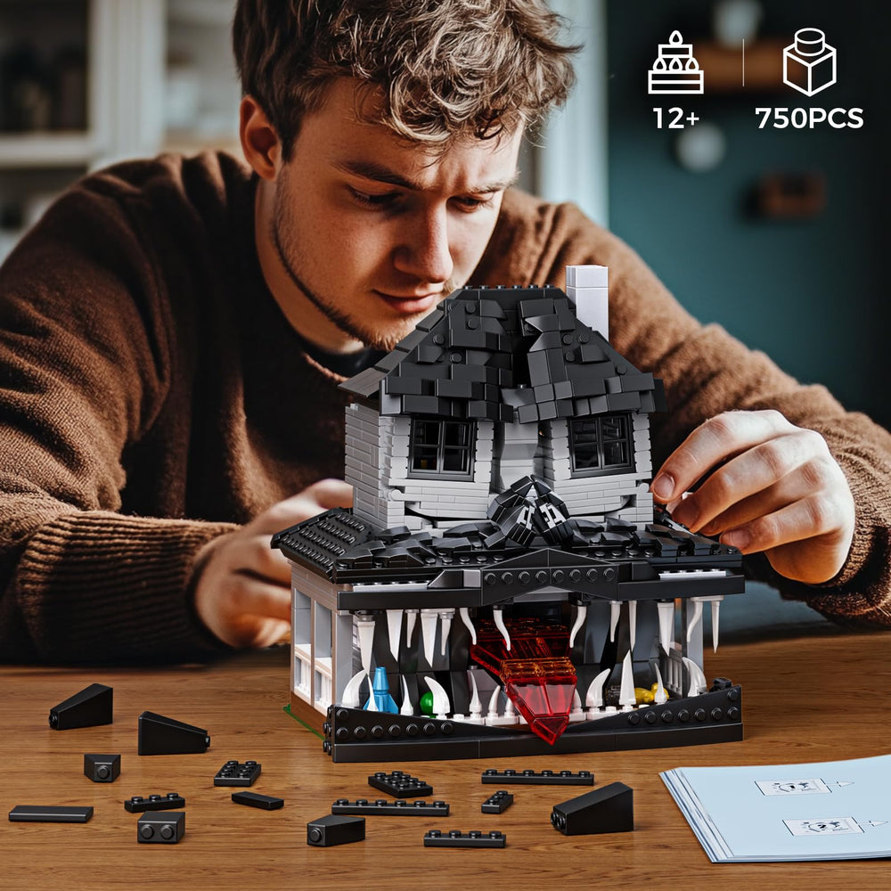 Millionspring Monster House ready for Halloween display on desk or shelf