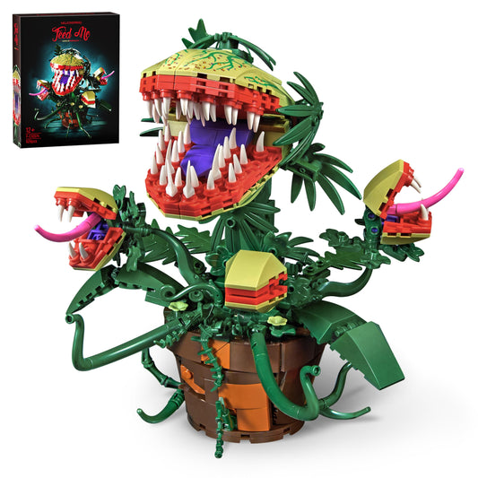 Millionspring Audrey II main body for dramatic display on a shelf