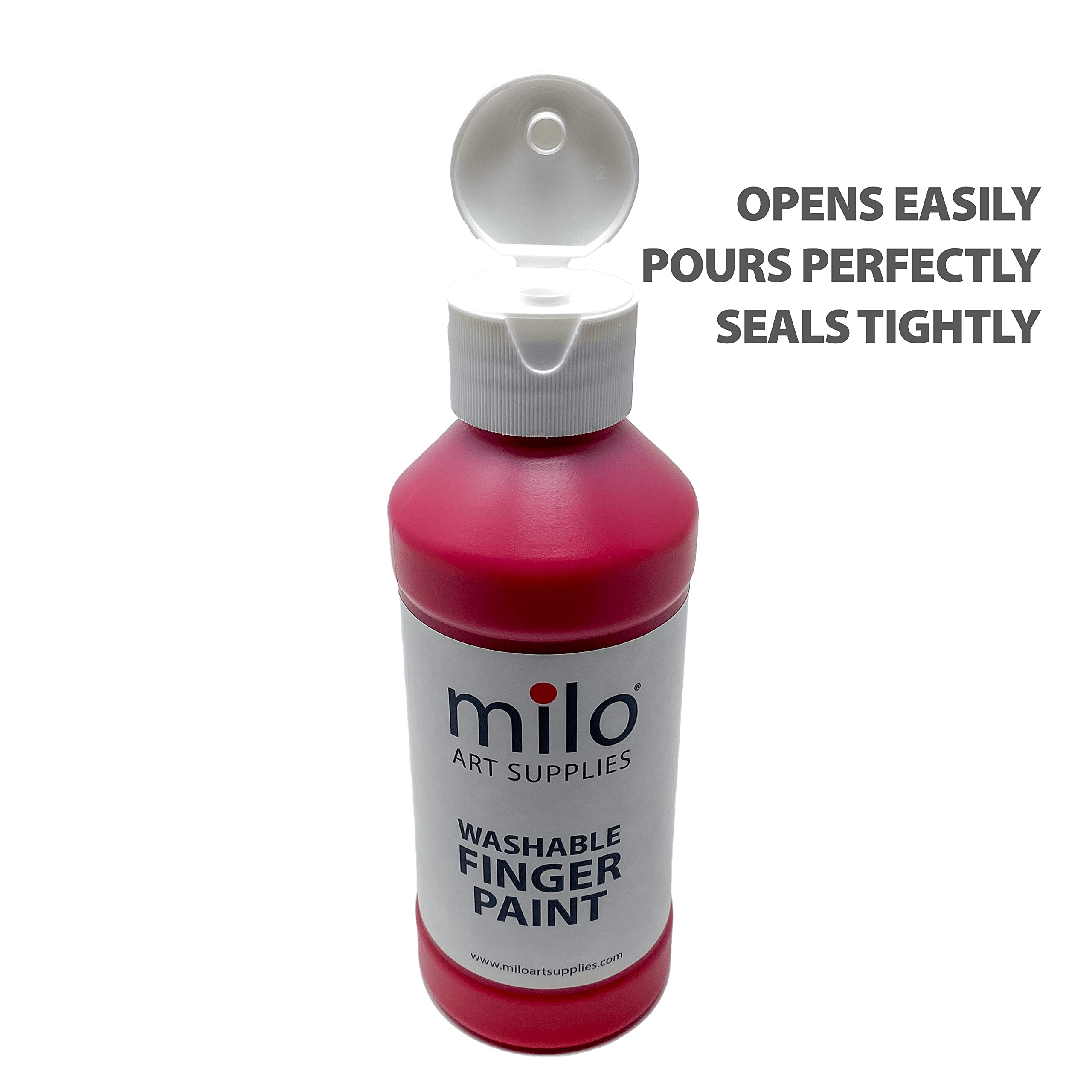 Milo multi-surface paints work on rocks, pumpkins, and posters.