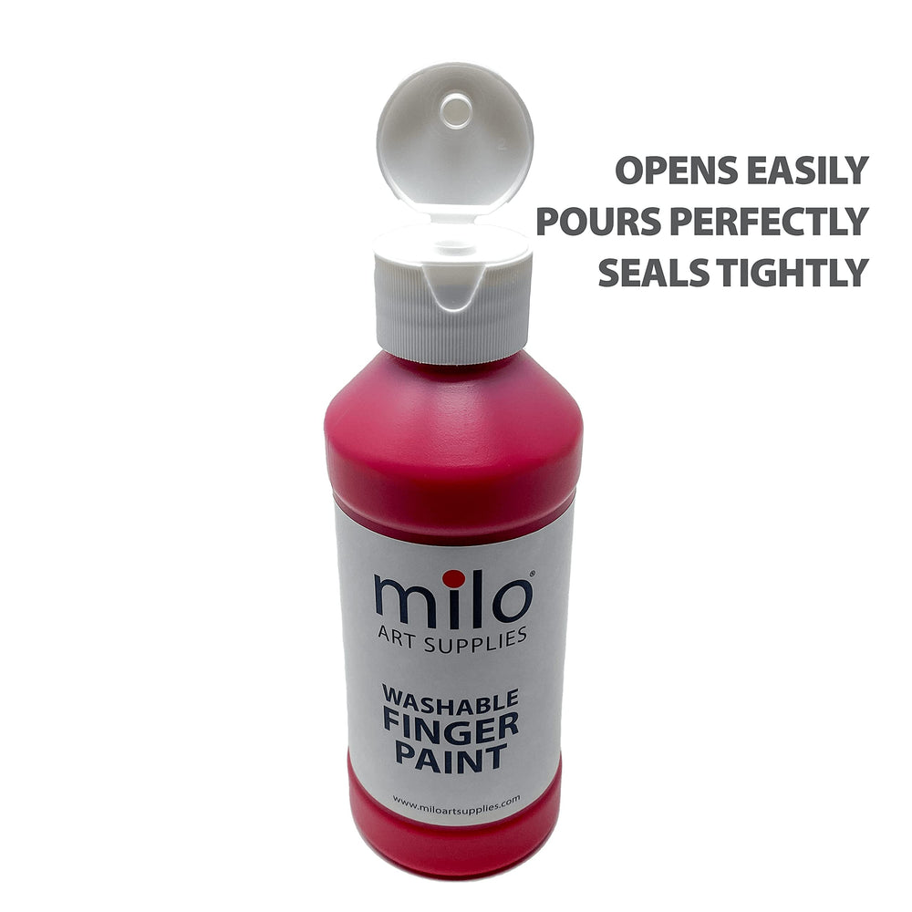 Milo multi-surface paints work on rocks, pumpkins, and posters.