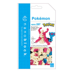 Milotic nanoblock handheld sculpture showcasing precision micro bricks.