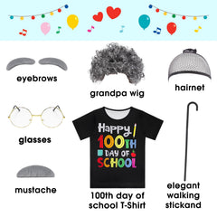 Miltrs grandpa mustache accessory adds playful, realistic character detail.
