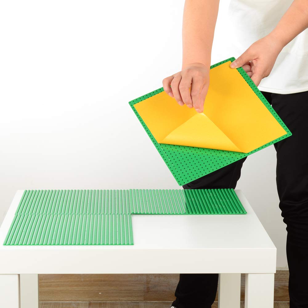 MIMAX green baseplates compatible with major brands for versatile builds