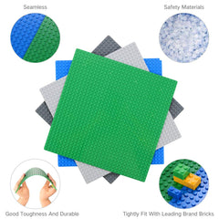 MIMAX four-pack green baseplates ready for classroom or playroom use