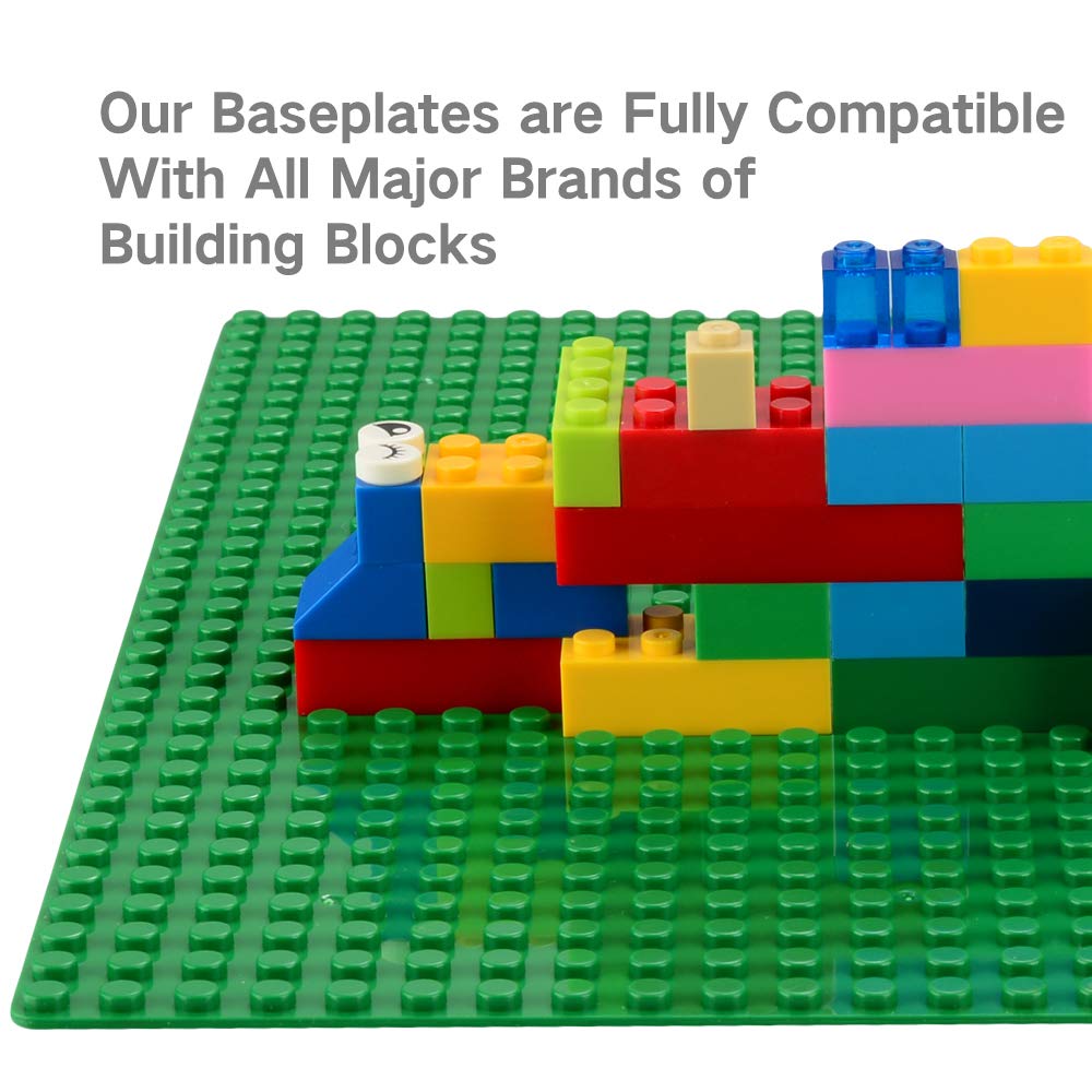 MIMAX gift-ready baseplates in green for teens and makers