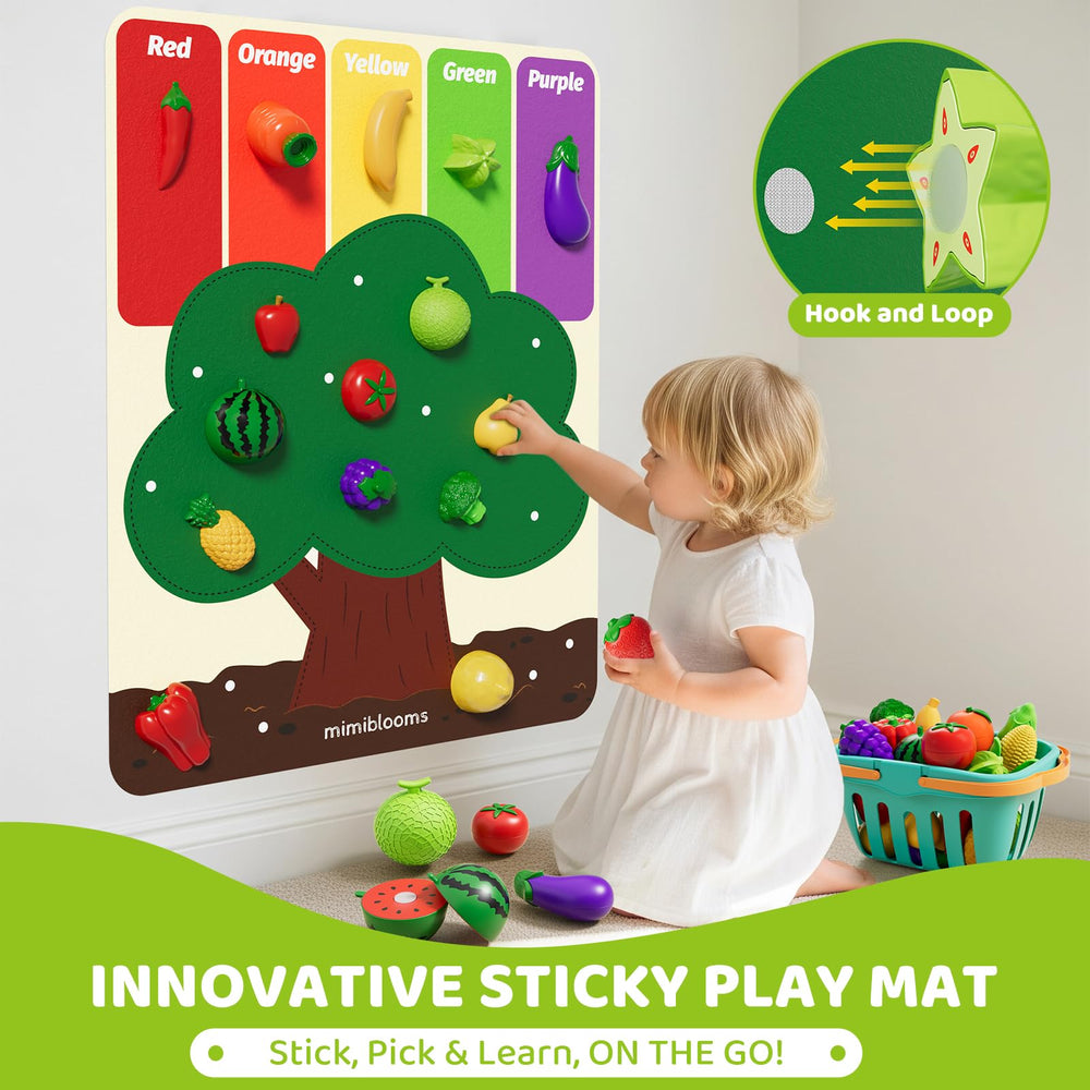 Mimiblooms Toy Fruits Variety—vibrant play food for imaginative meals.