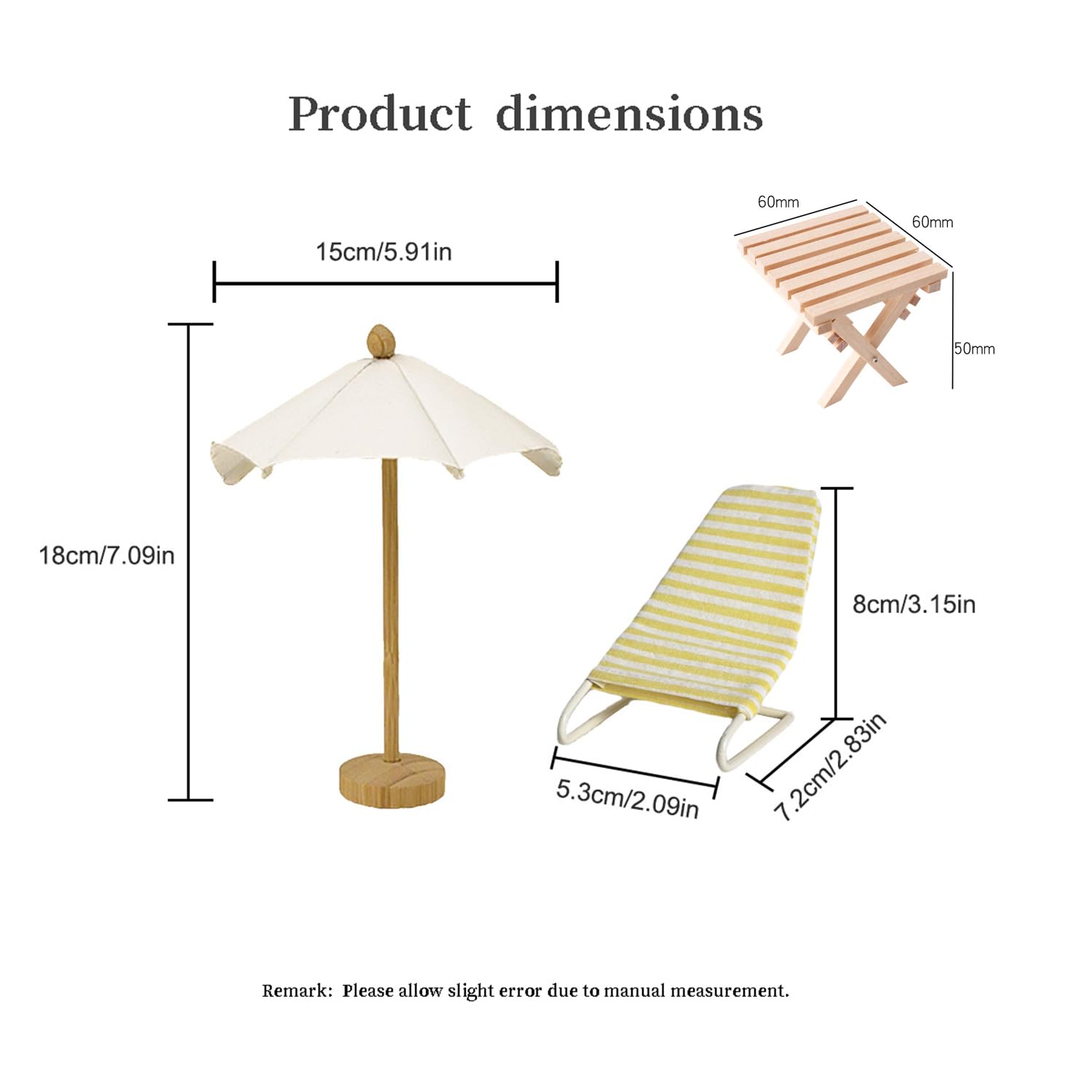 Minamzee wooden sun umbrella adds shade and decorative detail.