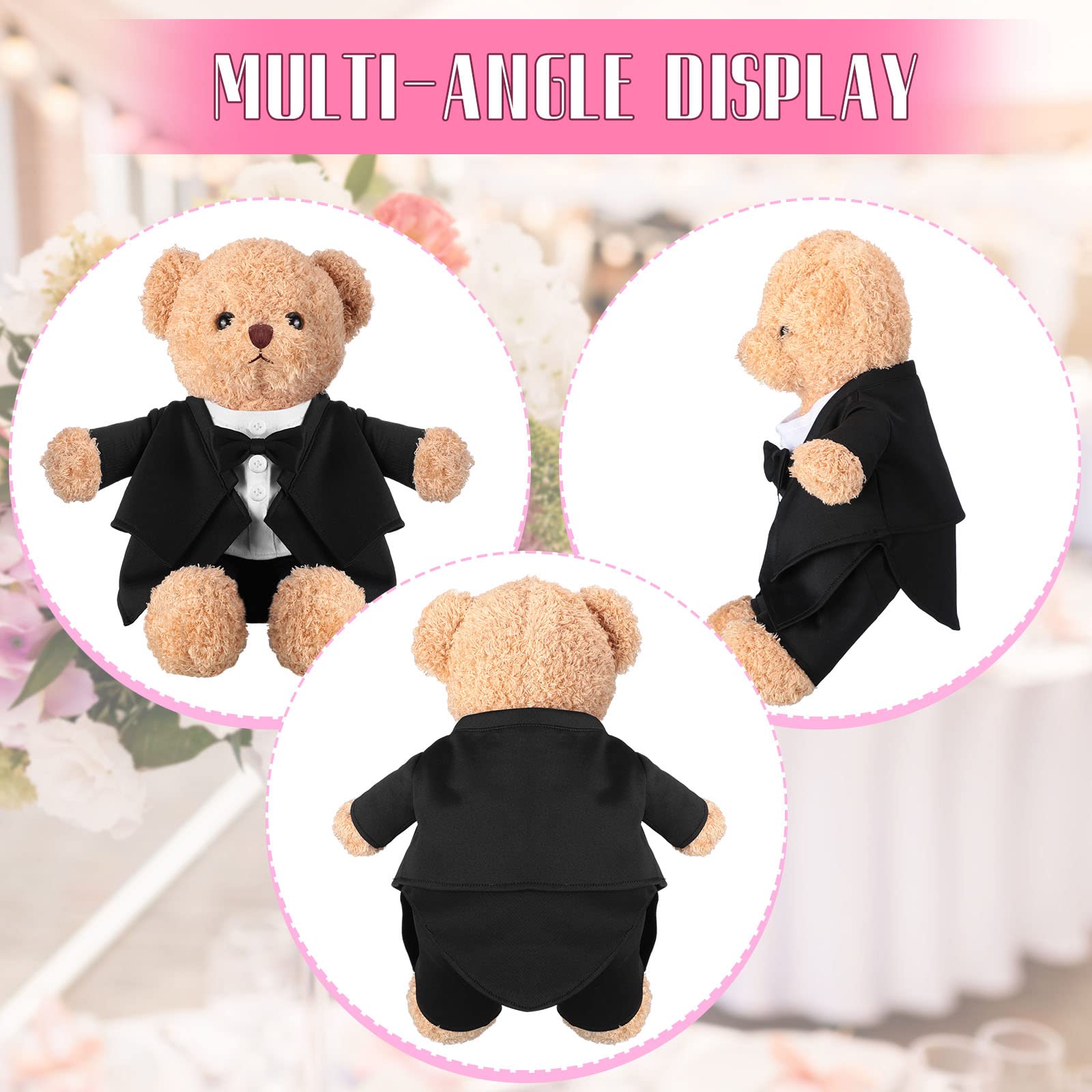 Minatee 13-15 inch bear clothes shown for a snug, stylish fit