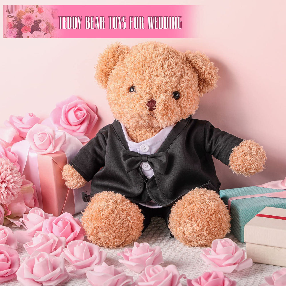 Minatee wedding-bear-decor ensemble enhances party decor and charm