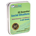 Mind Brain Emotion 52 essential social situations deck cover image, portable SEL kit for classrooms