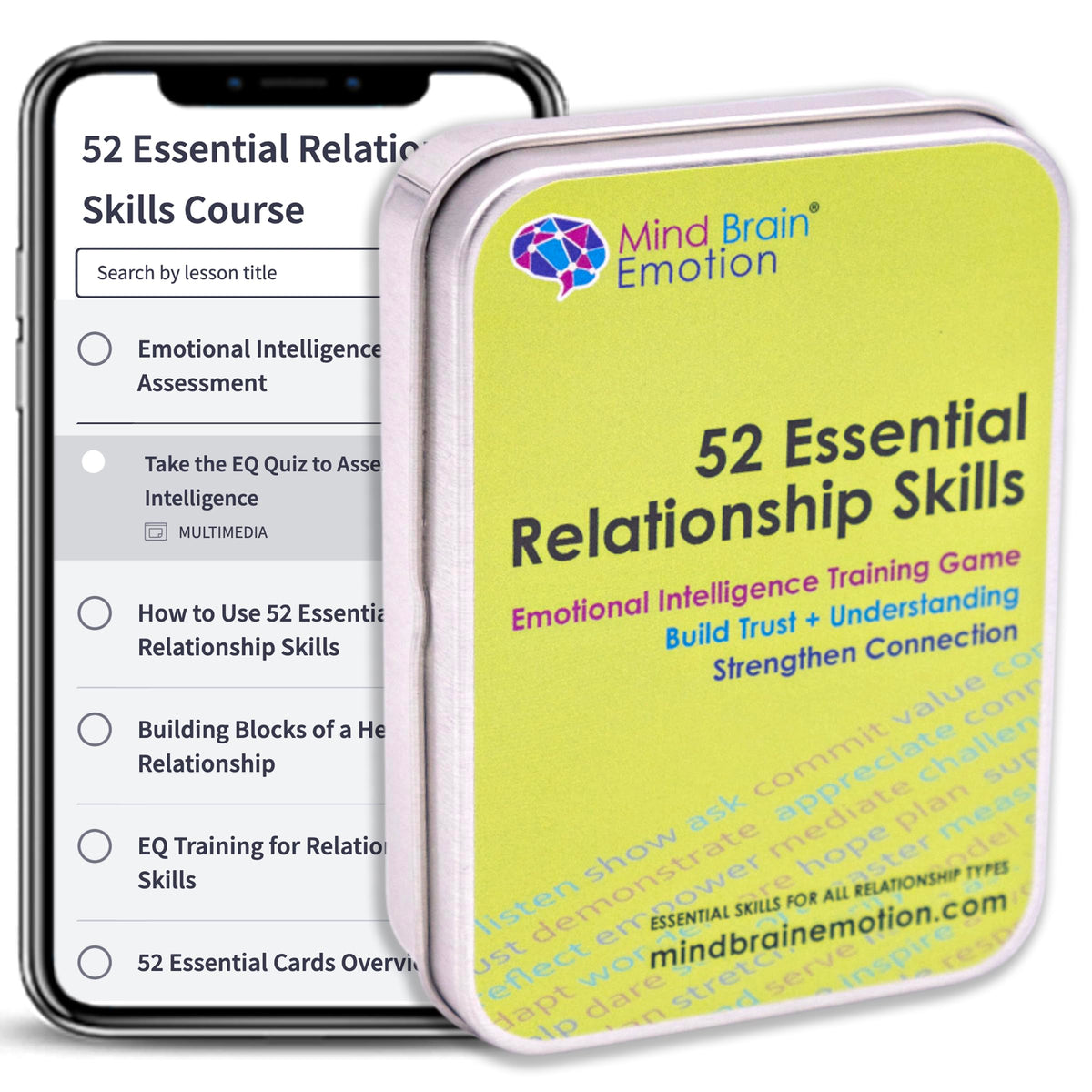 Mind Brain Emotion card deck cover invites conversations and collaborative learning.