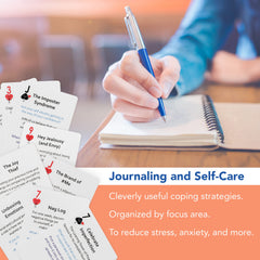 Mind Brain Emotion card tin with cards emphasizes compact, pocket-friendly resilience on the go
