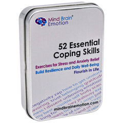 Mind Brain Emotion deck cover for a portable self-care toolkit and stress management