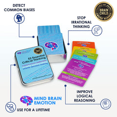 Mind Brain Emotion flash cards play setup ideal for engaging group learning sessions.