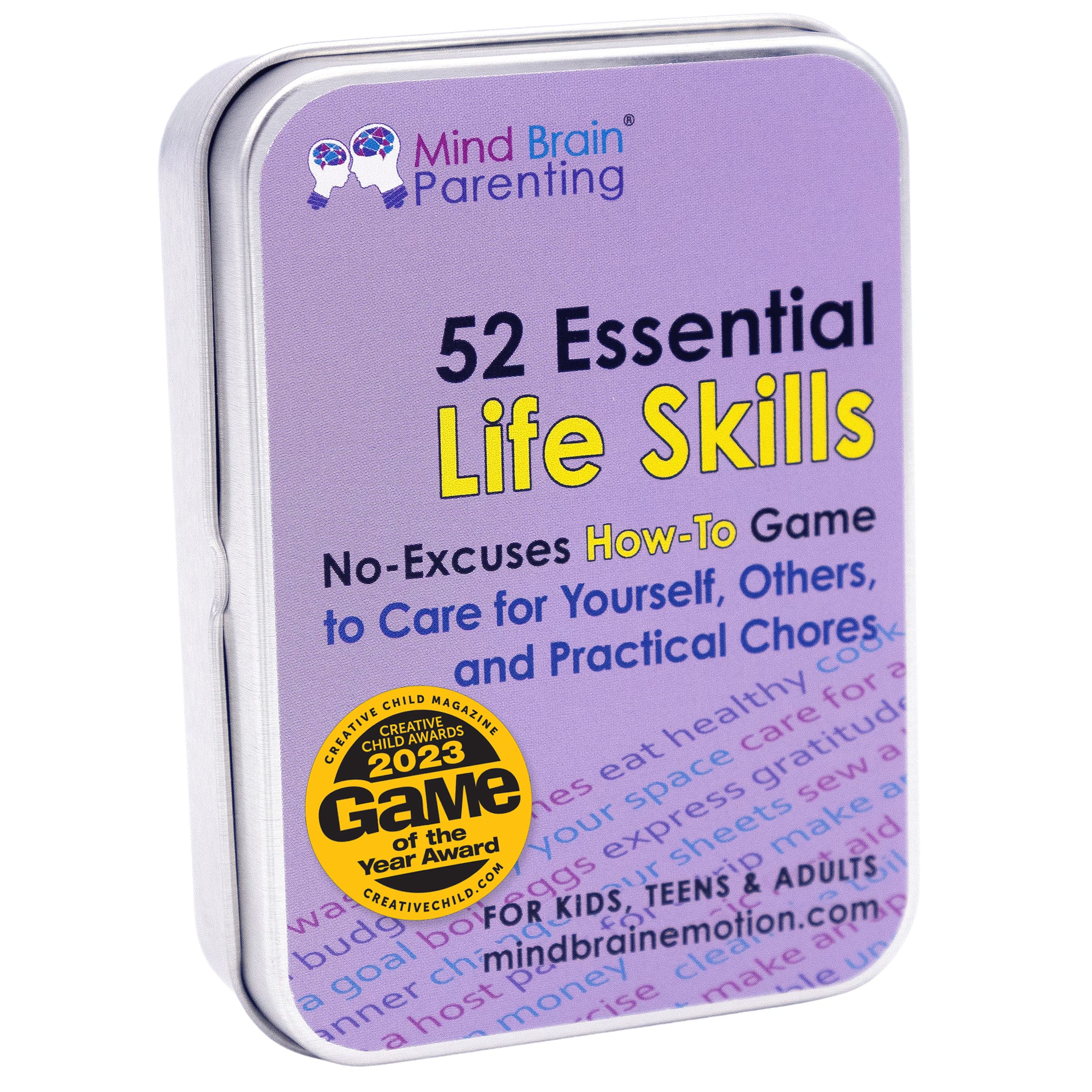 Mind Brain Emotion life skills deck cover facilitating family learning and planning