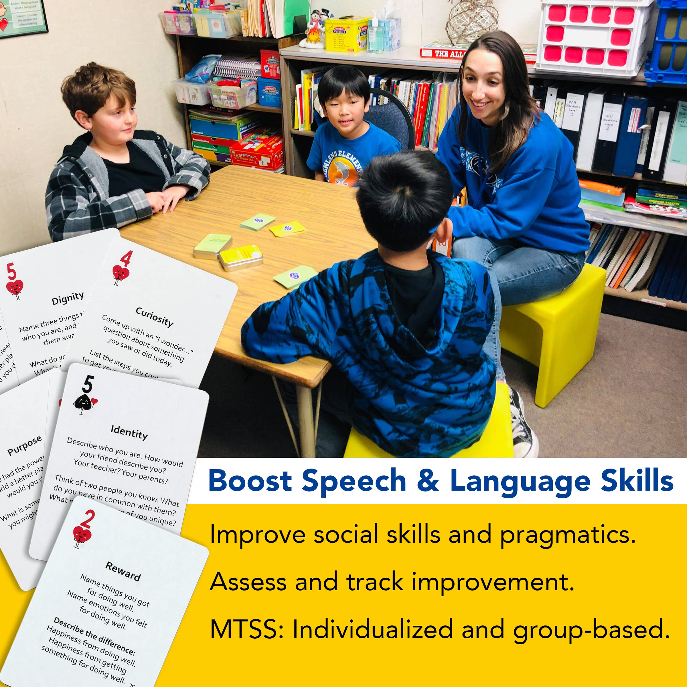 Mind Brain Emotion table-top prompts spark classroom discussions and guided activities.