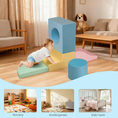 Mind&ACTION removable washable cover keeps blocks clean for daily indoor play.