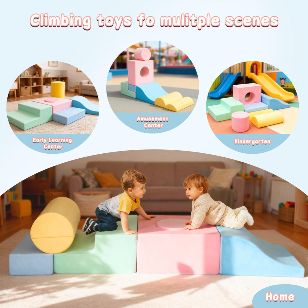Mind&Action bright colors attract kids and support active, exploratory play indoors.