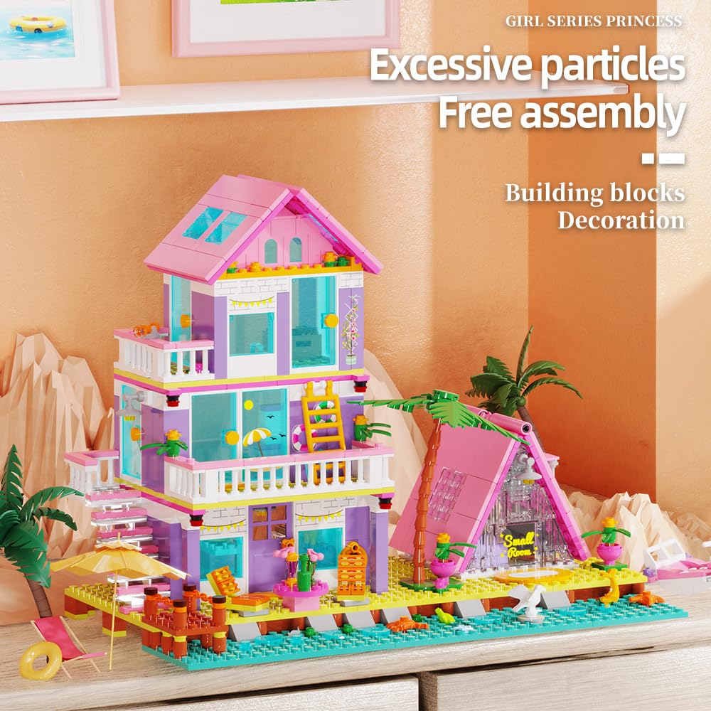 MindBox Seaside House puppy figure adds friendly seaside companion.