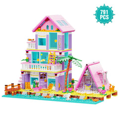 MindBox Seaside Villa interiors detail highlights realistic beach living spaces.