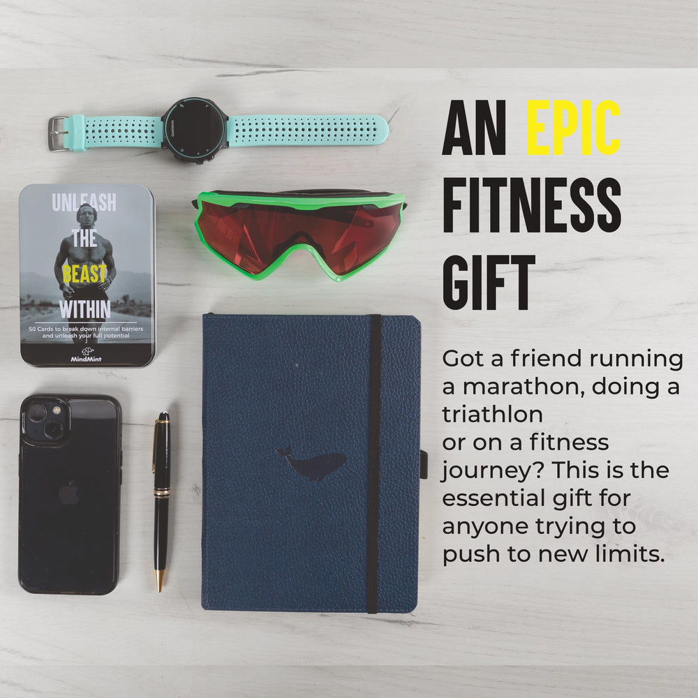 MindMint gym bag-ready affirmations for pre-workout motivation.