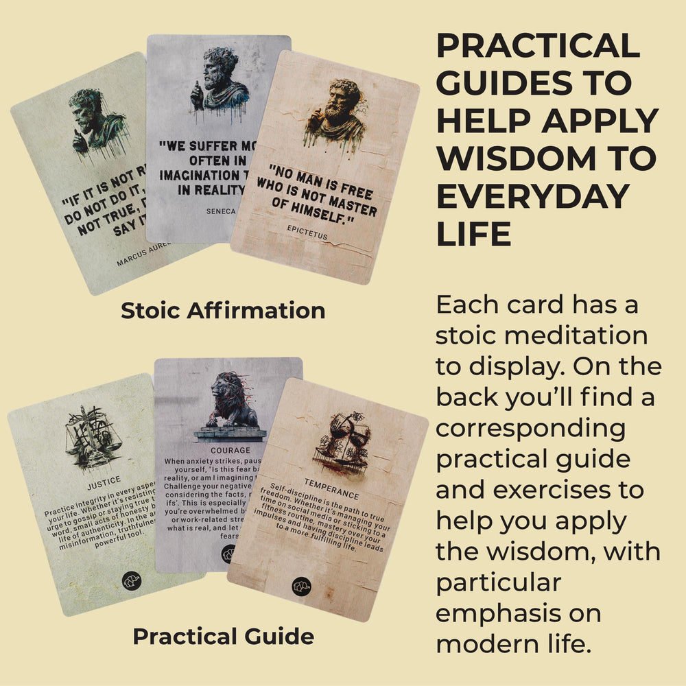 MindMint temperance card front supports balanced choices and self-control.