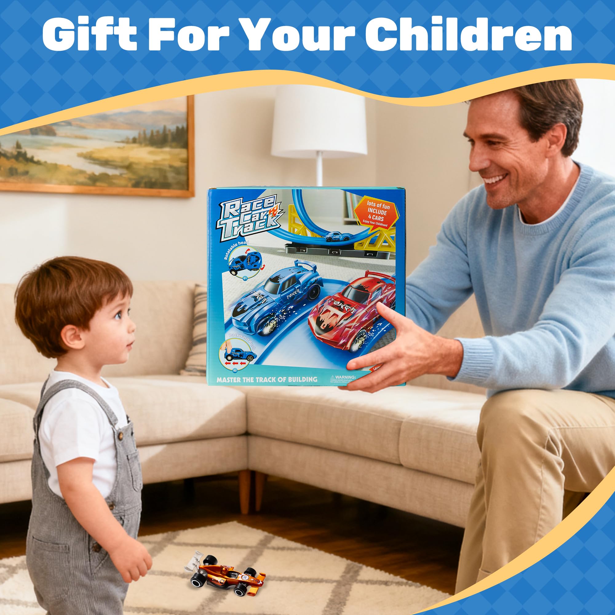 MINDNOOK gift-for-young-racers set sparks creativity and motor skills