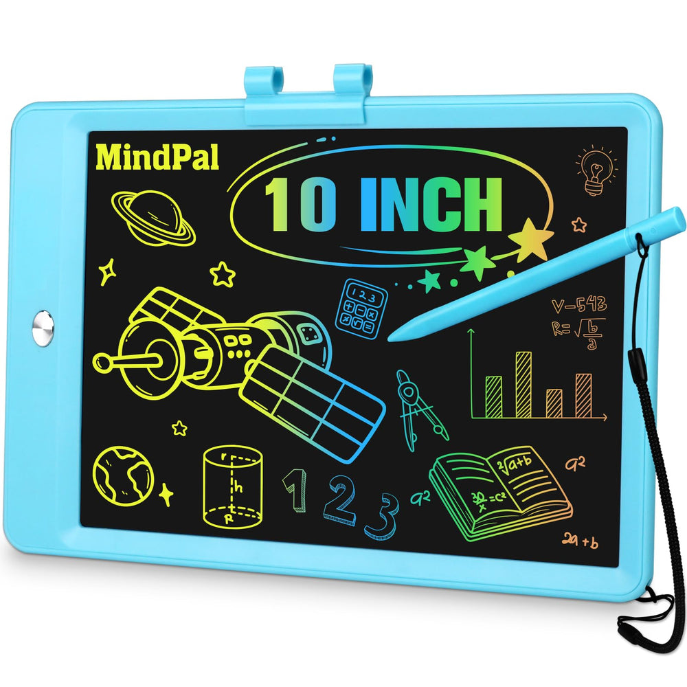 MindPal 10 inch drawing tablet display for kids, mess-free creativity on the go
