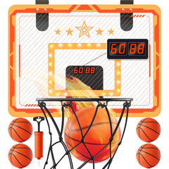 MindPal indoor basketball hoop board for kids, sturdy PET material for lasting play.