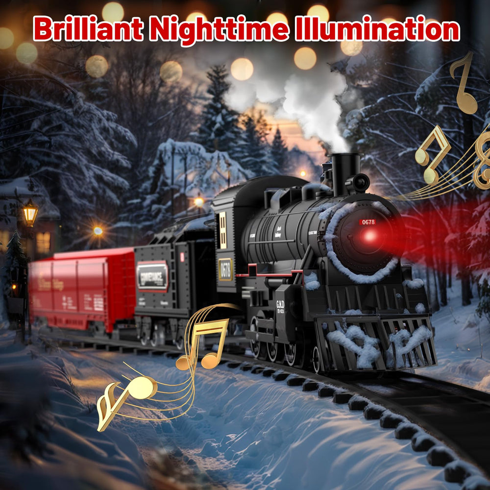 MindPal Train Set complete layout showcases a ready-to-imagine railway scene.