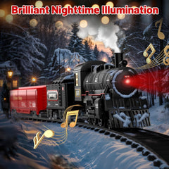 MindPal Train Set complete layout showcases a ready-to-imagine railway scene.