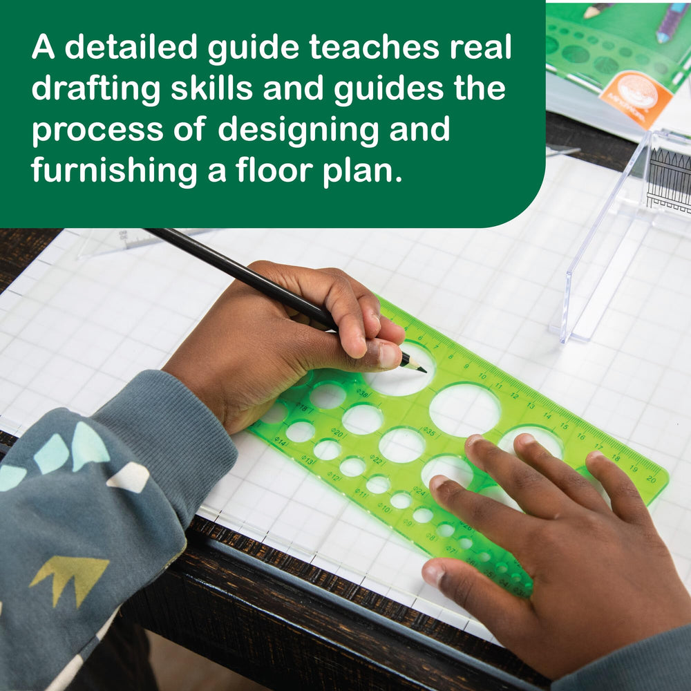 MindWare Art-chitect colored pencils bring vibrant outdoor plans to life