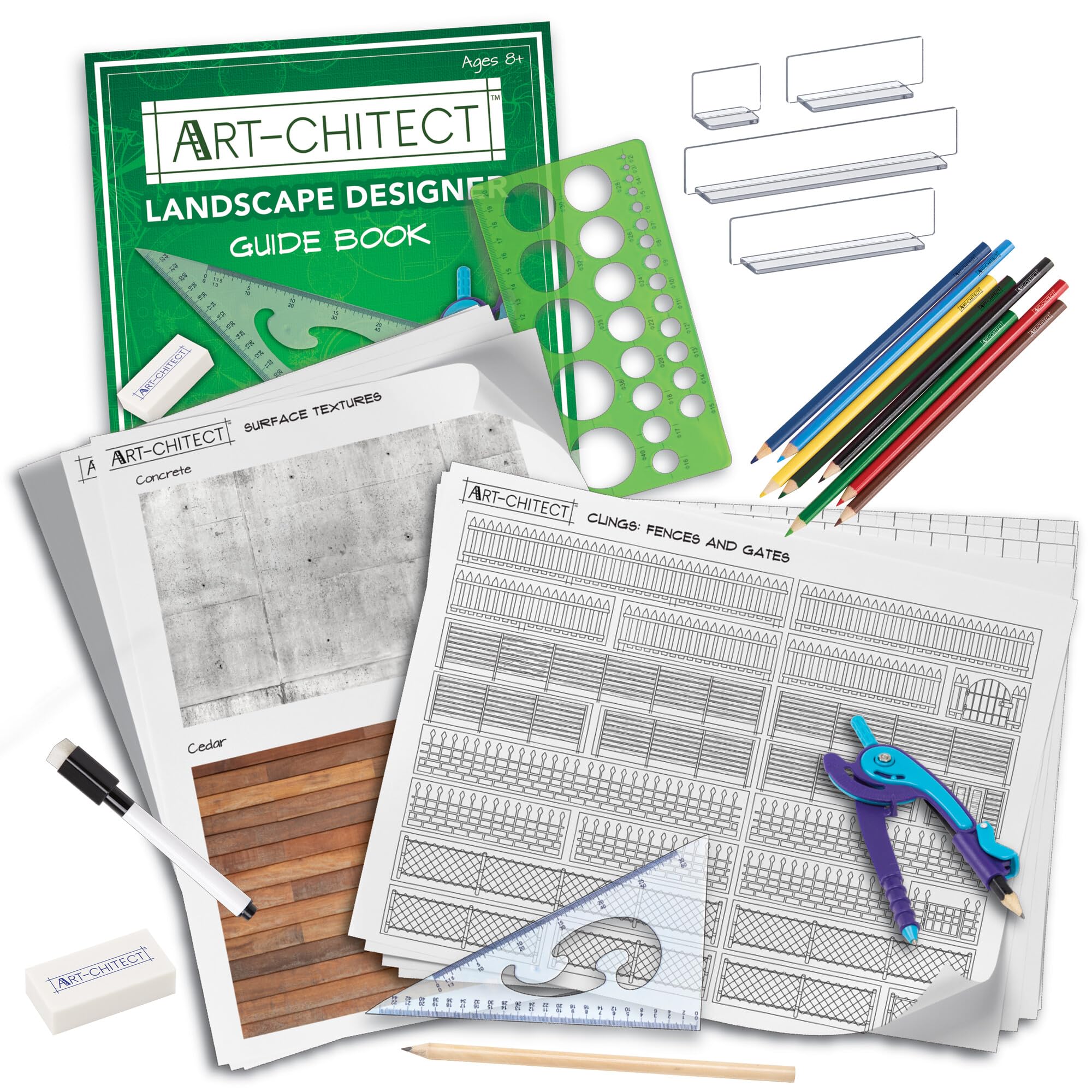 MindWare Art-chitect grid paper keeps scales accurate during layout design