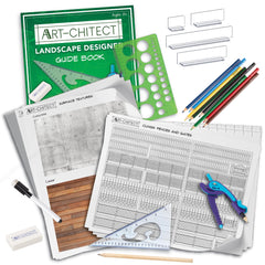 MindWare Art-chitect grid paper keeps scales accurate during layout design