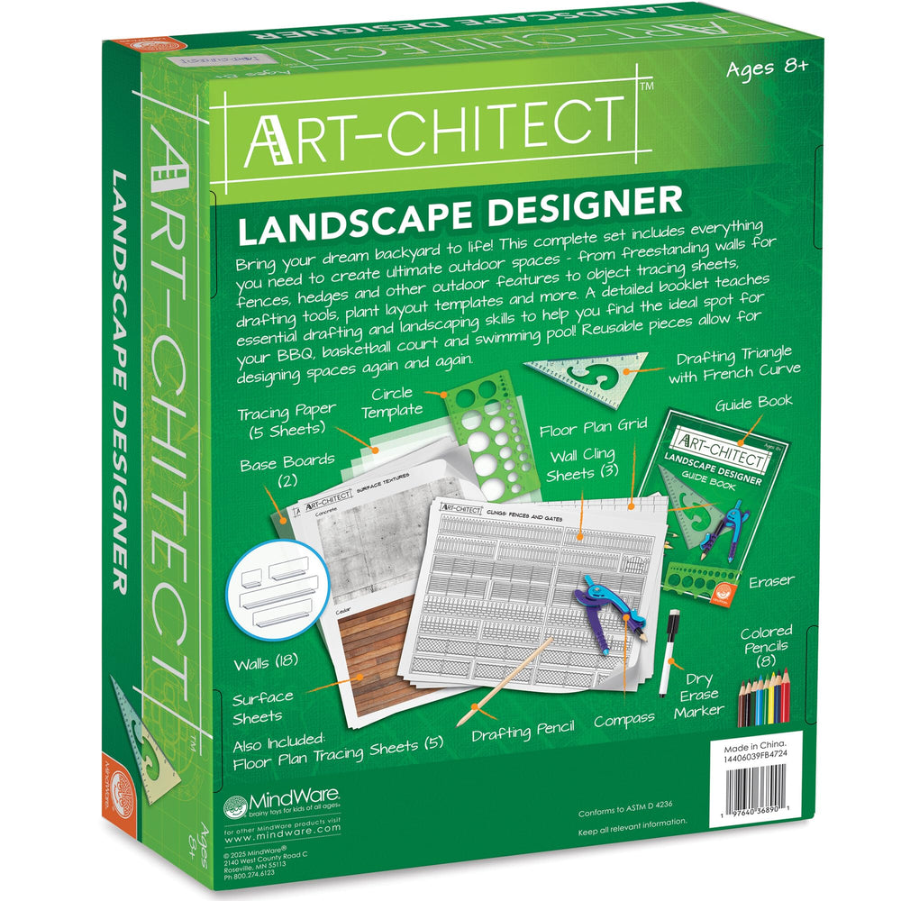 MindWare Art-chitect illustrated booklet guides young designers through start-to-finish projects