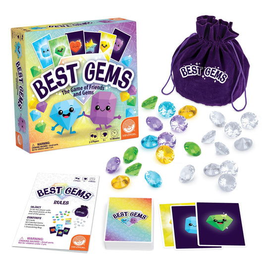 MindWare Best Gems shows colorful gems and cards for quick color recognition practice.