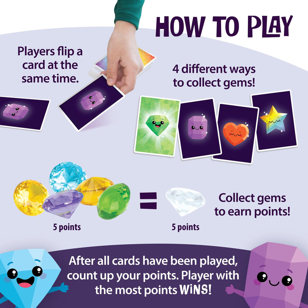 MindWare Best Gems velvet bag safely stores gems after play.