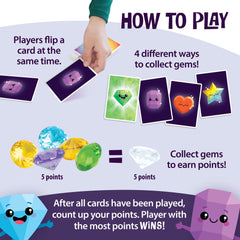 MindWare Best Gems velvet bag safely stores gems after play.