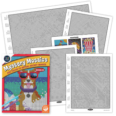 MindWare Color by Number Mystery Mosaics Book 14 cover invites focused coloring