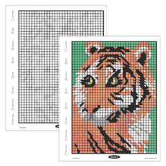 MindWare Color by Number Mystery Mosaics page preview highlights vibrant shapes and color transitions.