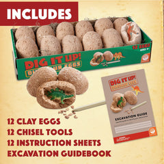 MindWare Dig It Up excavation guidebook for dinosaur classification ideas.
