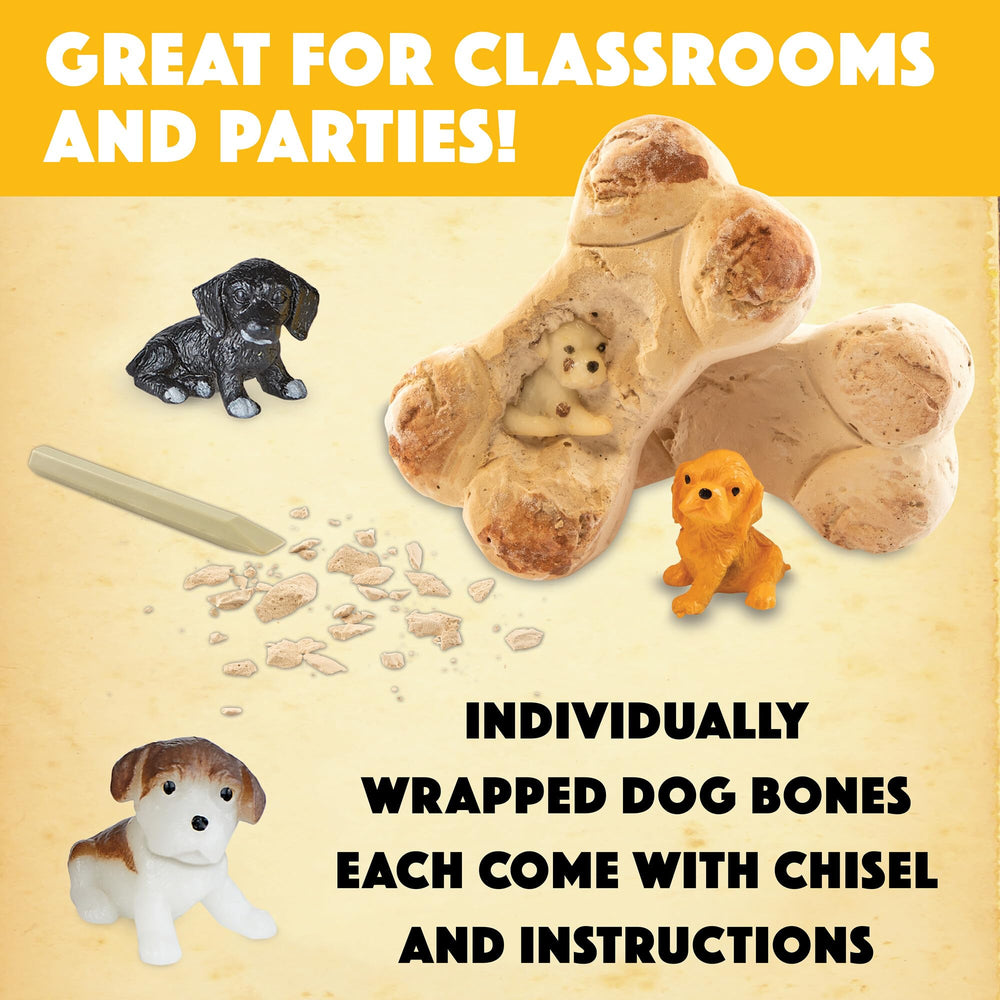 MindWare Dig It Up Puppies chiseling tools ready for safe, immersive exploration.